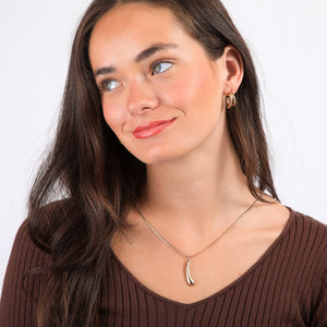 Collar Corto Lidia Plateado Humana