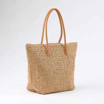 Cartera De Playa Marbella Beige Humana