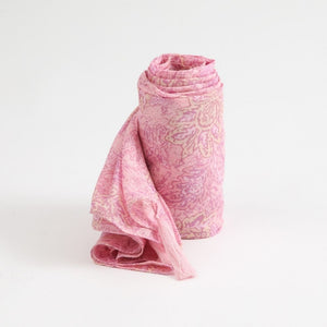 Pañuelo Estampado Cami Flores Morado Tatienne