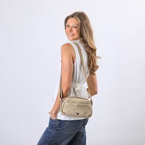 Cartera Cruzada Harper Beige Tatienne