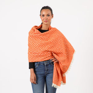 Manta  Maja Orange Tatienne