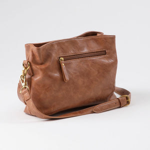 Cartera Bandolera Brigit Camel Humana