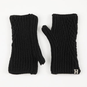 Guante  Lana Huma Negro Humana