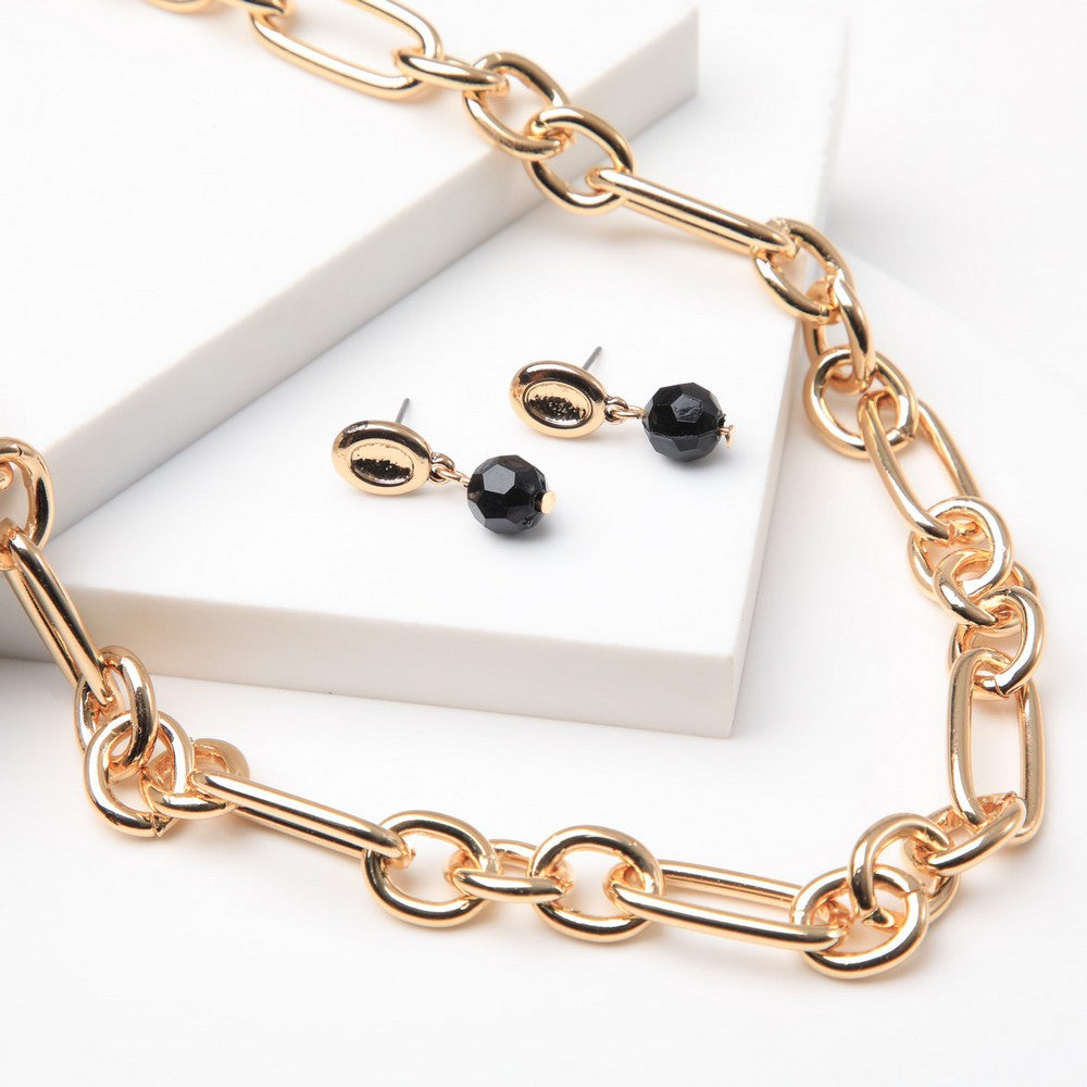 Set De Collar Zaya Dorado I-D