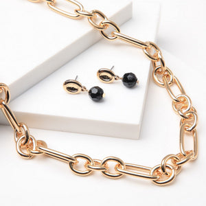 Set De Collar Zaya Dorado I-D