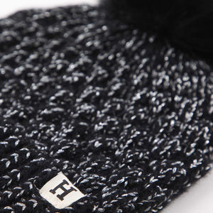 Gorro Lurex Negro Humana