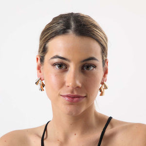 Aros Pegado Fiore Dorado Tatienne