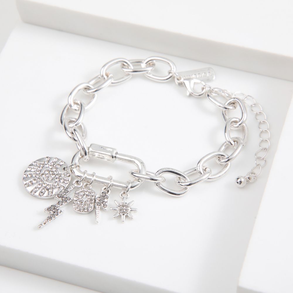 Pulsera Iconos Plateado Humana