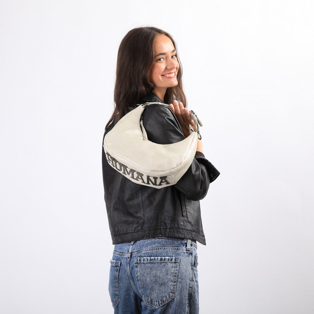 Cartera Bandolera Doris Ivory Humana