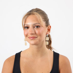 Aros Largo Noah Plateado Humana