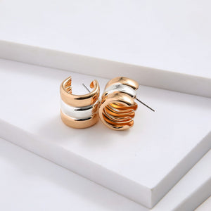 Aros Argollas Rin Dorado Humana