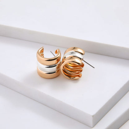 Aros Argollas Rin Dorado Humana