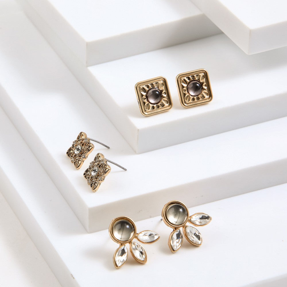 Set De Aros Aren Dorado Humana