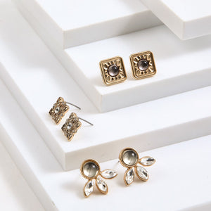 Set De Aros Aren Dorado Humana