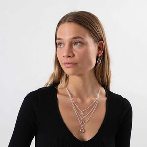 Collar Corto Positano Plateado i-D