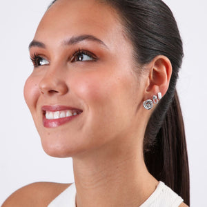 Set De 3 Aros Rings Plateado Humana