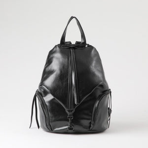 Mochila Chloe Ecocuero Negro Humana