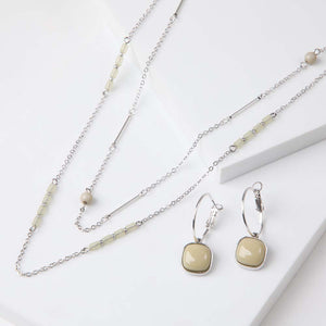Collar + Aro Albacete Beige Humana