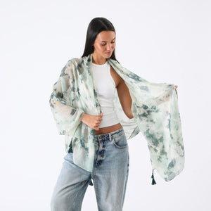 Pañuelo Estampado Almeria Verde Id