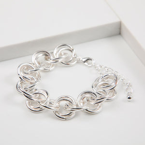 Pulsera Blanda Elba Plateada i-D