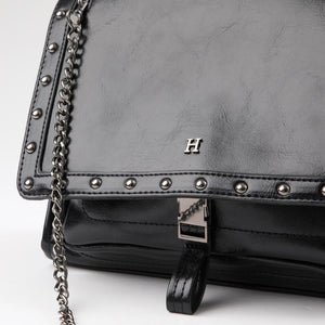 Cartera Bandolera Ester Ecocuero con tachas Humana