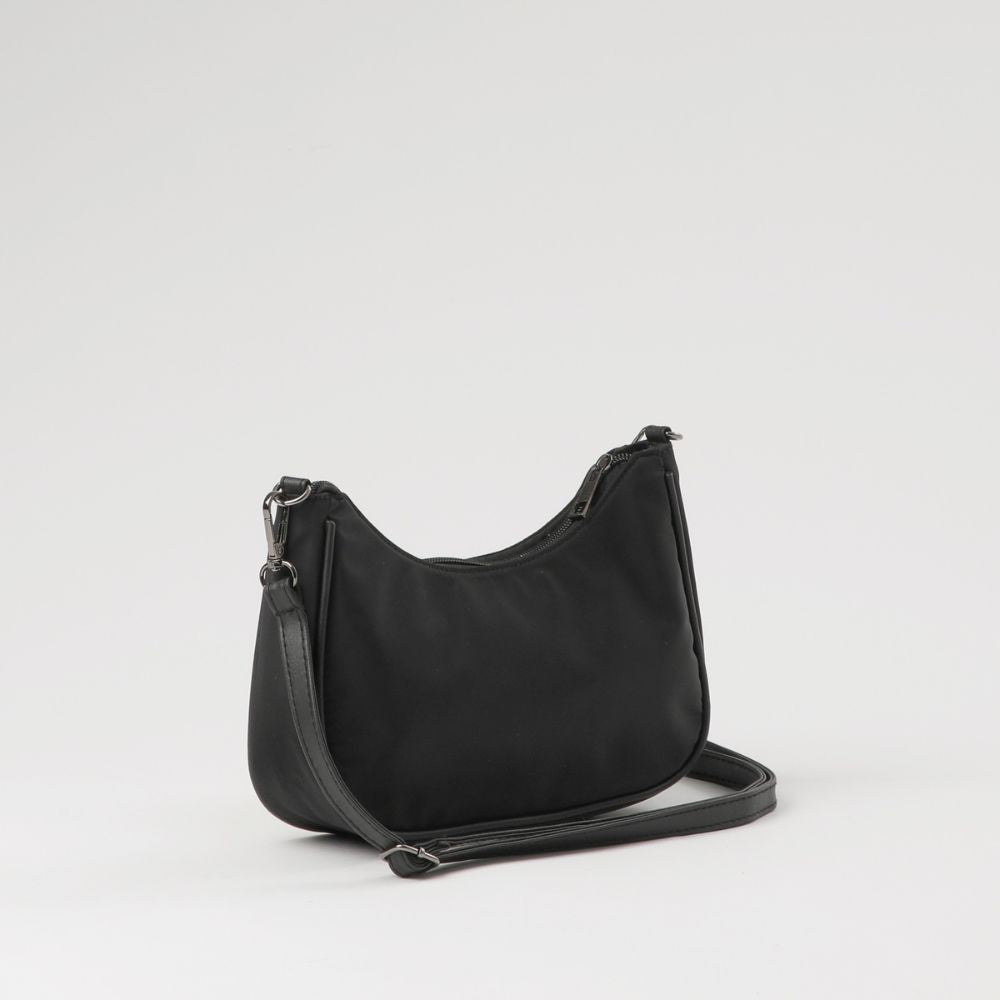 Cartera Cruzada Milos Black Negra i-D