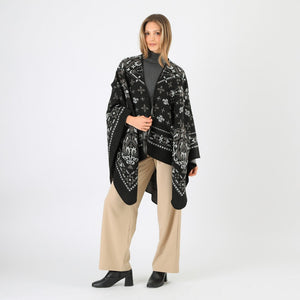 Poncho Sven Black Tatienne