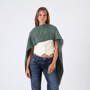 Pañuelo Liso Verde Lurex Humana