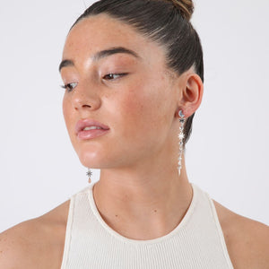 Aros Caro Plateado ID