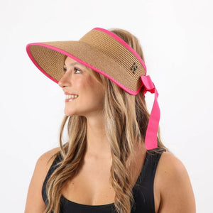 Sombrero Visera Vis Rosado Humana
