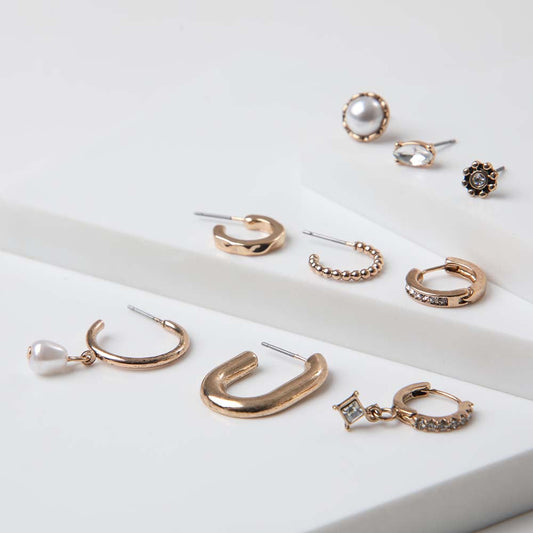 Set Aros Vic Plateado Humana