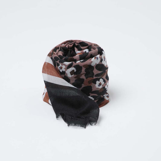 Pañuelo Estampado Marrom Café i-D