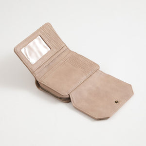 Billetera Chica Gilli Ecocuero Beige Humana