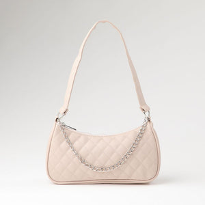 Cartera Hombro Ecocuero Oxford Beige  i-D