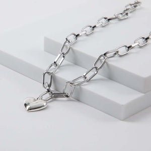 Collar Corto Floyd Plateado i-D