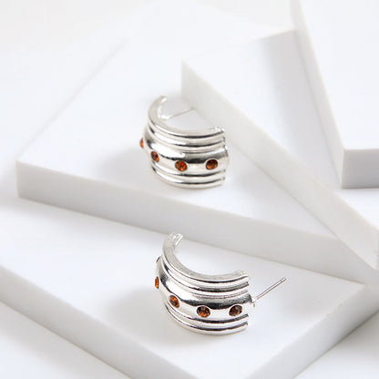 Aros Argollas Betsy Silver Tatienne
