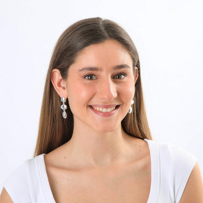 Aros Medianos Ursa Plateado I-D