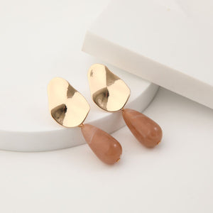 Aros Mediano Apricot Crush 12 Dorado Tatienne