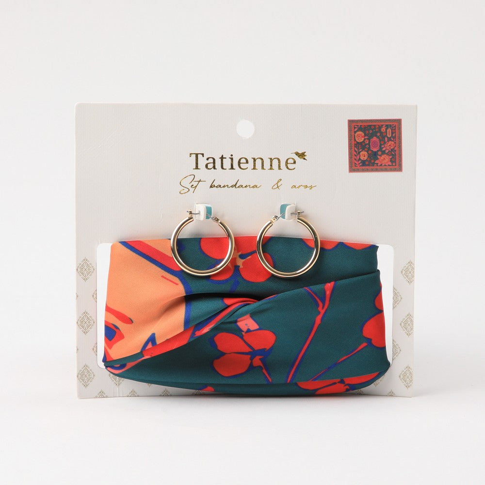 Bandana Set Lin Verde Tatienne