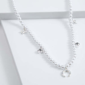 Collar Corto Sale Plateado i-D