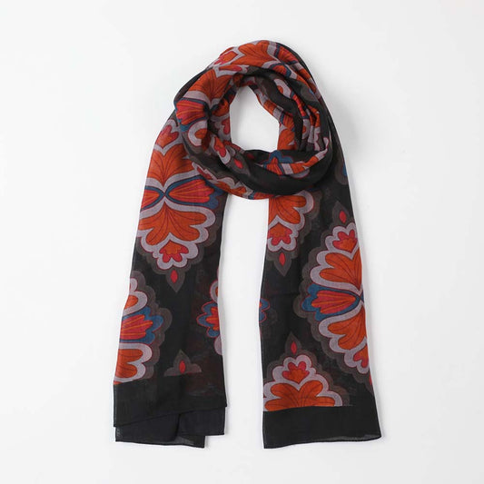 Pañuelo Estampado Gala Negro i-D