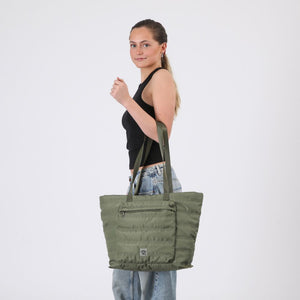 Cartera Tote Oviedo Nylon Verde ID