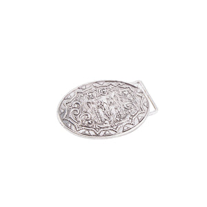 Hebilla Plateada Silver Bull Humana