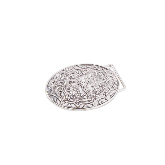 Hebilla Plateada Silver Bull Humana