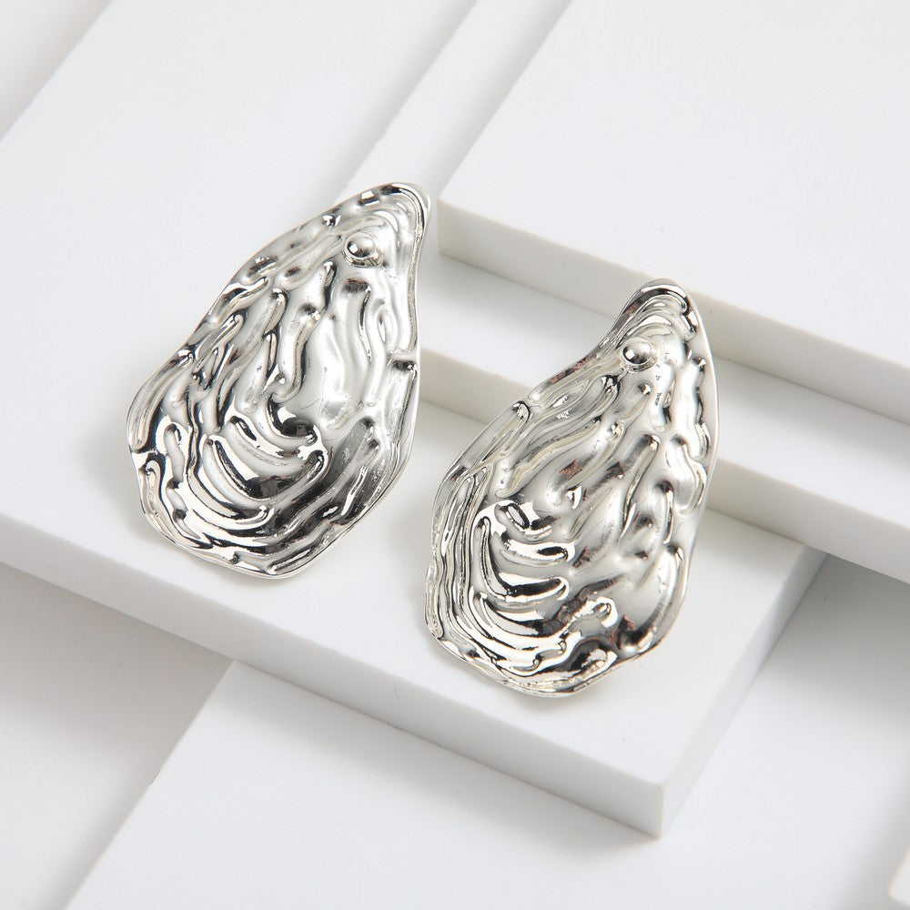 Aros Largos Silver Acqua Humana
