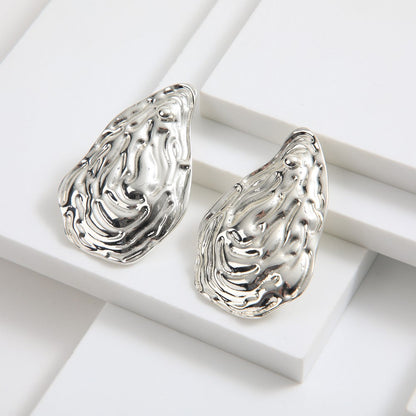 Aros Largos Silver Acqua Humana