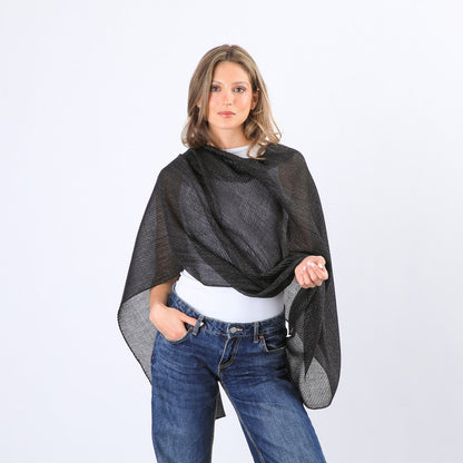Pañuelo Liso Manarola Black I-D