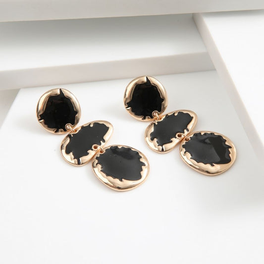 Aros Largo Ainas Negro I-D