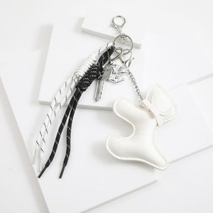 Charm Para Cartera Llave Blanco Humana