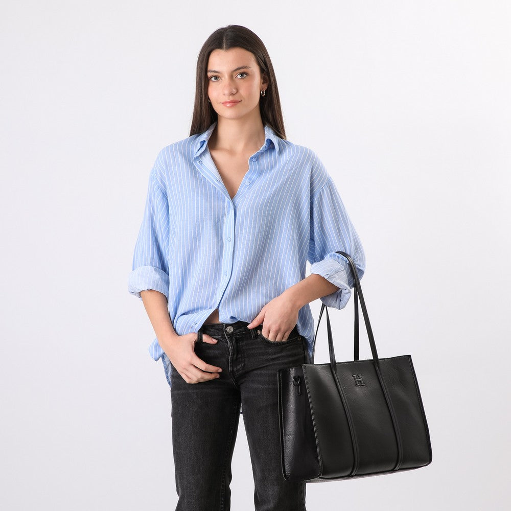 Cartera Tote Anais Black Humana